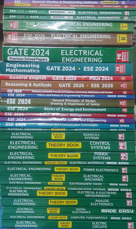 Electrical Engineering Classroom Study Package Original Books 2024 : for ESE, GATE & PSUs (Book-set of 32 Made Easy)