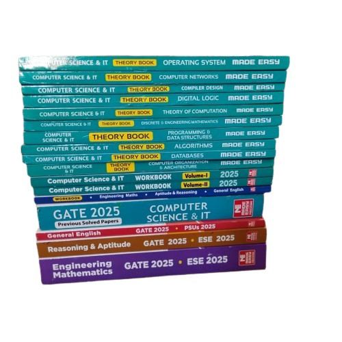Computre Science Engineering Classroom Study Package - 2025 : for GATE (Set of Books-17 Made Easy)