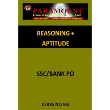REASONING AND APTITUDE PARAMOUNT CLASS NOTES