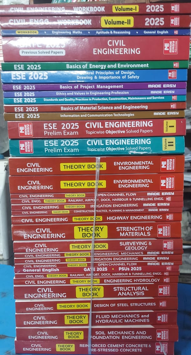 Civil Engineering Classroom Study Package Original Books 2025: for ESE, GATE & PSUs (Set of Books-32 Made Easy)