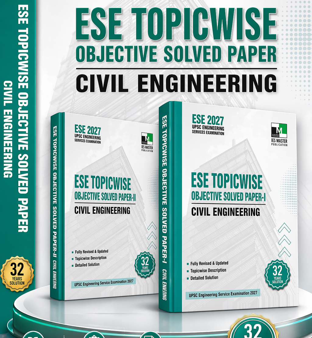 ESE 2027 Preliminary Exam Civil Engineering Objective Solved Paper Vol-1 & 2 MADE EASY IES MASTER