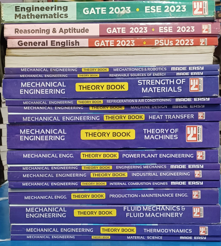 Mechanical Engineering Classroom Study Package Original Books -2023: for ESE, GATE & PSUs (Theory &Workbok Set of Books-20 Made Easy