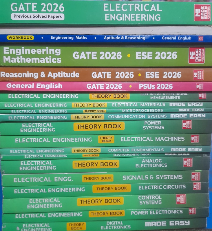 Elictrical Engineering Classroom Study Package Original Books - 2026 : for/GATE (Theory Book-set of 21 Made Easy)